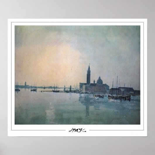 JMW Turner Zedign Art Poster #117-3 (Vorne)