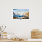JMW Turner Zedign Art Poster #12-2 (Küche)
