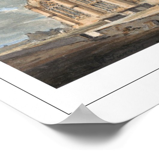 JMW Turner Zedign Art Poster #12-3 (Ecke)