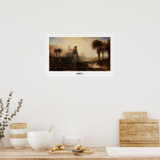 JMW Turner Zedign Art Poster #164-3 (Küche)