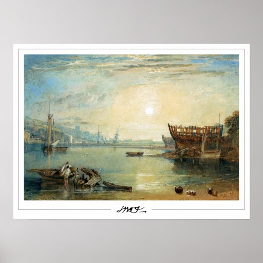 JMW Turner Zedign Art Poster #18-2 (Vorne)