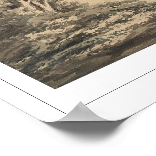 JMW Turner Zedign Art Poster #194-2 (Ecke)