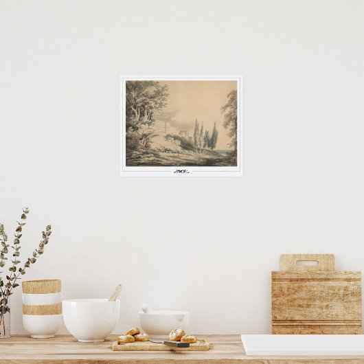 JMW Turner Zedign Art Poster #194-2 (Küche)