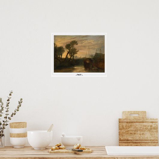 JMW Turner Zedign Art Poster #20-2 (Küche)