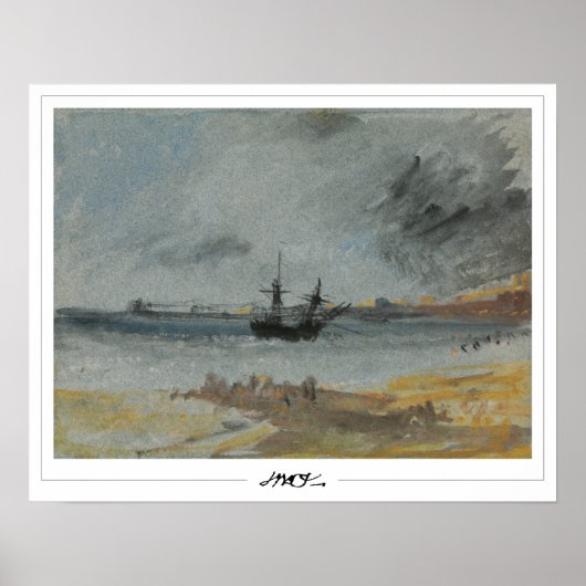 JMW Turner Zedign Art Poster #21-3 (Vorne)