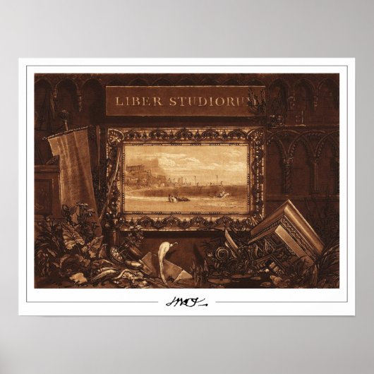 JMW Turner Zedign Art Poster #224-3 (Vorne)