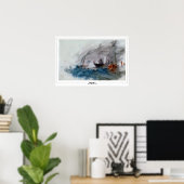 JMW Turner Zedign Art Poster #230 (Heimbüro)