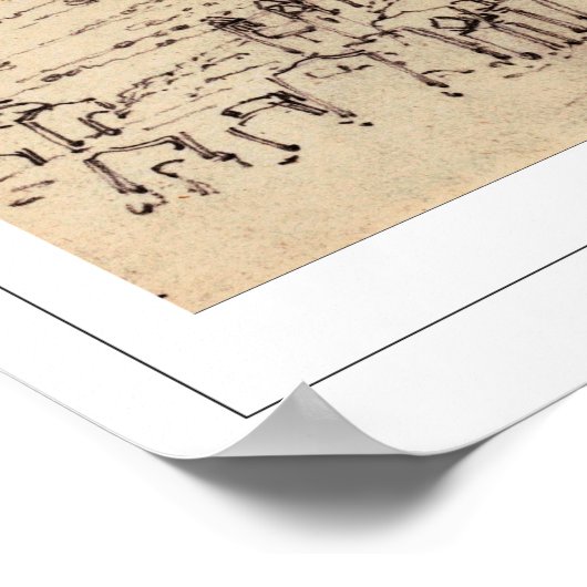 JMW Turner Zedign Art Poster #233 (Ecke)