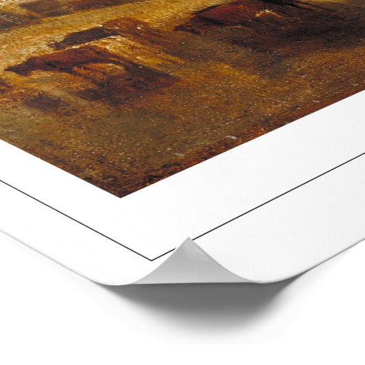 JMW Turner Zedign Art Poster #24-2 (Ecke)