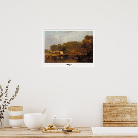 JMW Turner Zedign Art Poster #24-2 (Küche)