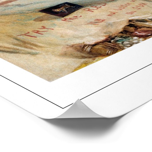 JMW Turner Zedign Art Poster #27-3 (Ecke)