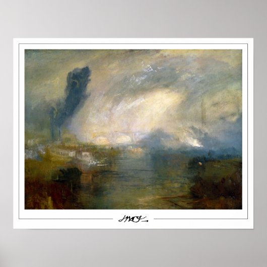JMW Turner Zedign Art Poster #283-2 (Vorne)