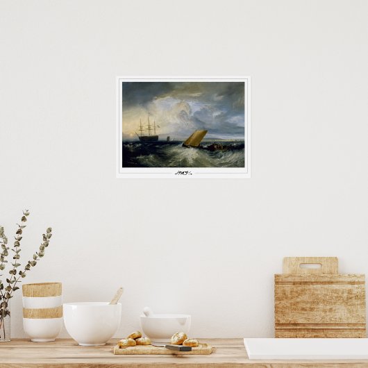 JMW Turner Zedign Art Poster #30-3 (Küche)