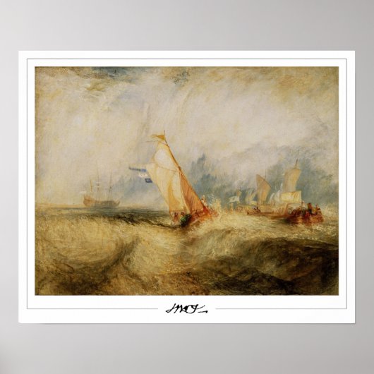 JMW Turner Zedign Art Poster #32 (Vorne)