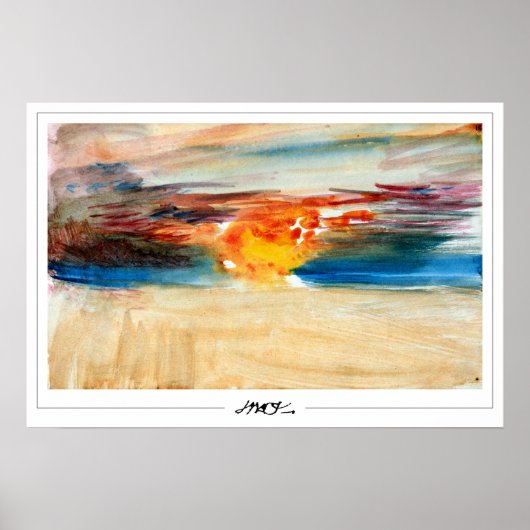 JMW Turner Zedign Art Poster #326 (Vorne)