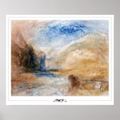 JMW Turner Zedign Art Poster #362-3 (Vorne)