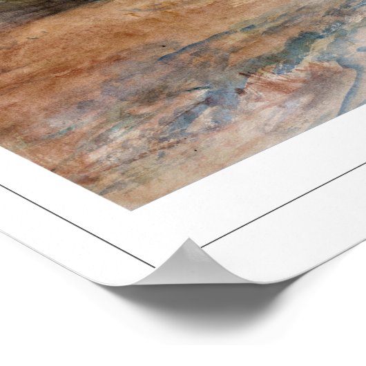 JMW Turner Zedign Art Poster #362-3 (Ecke)