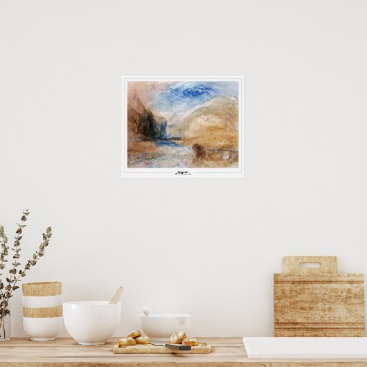 JMW Turner Zedign Art Poster #362-3 (Küche)