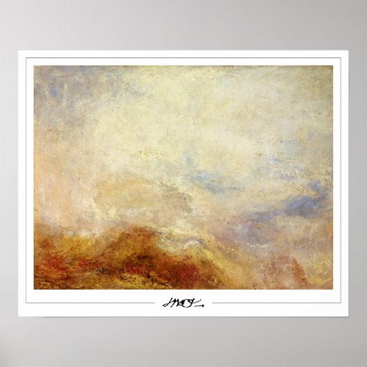 JMW Turner Zedign Art Poster #36-2 (Vorne)