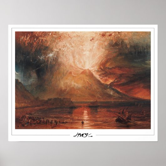 JMW Turner Zedign Art Poster #3-2 (Vorne)