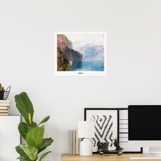 JMW Turner Zedign Art Poster #4 (Heimbüro)
