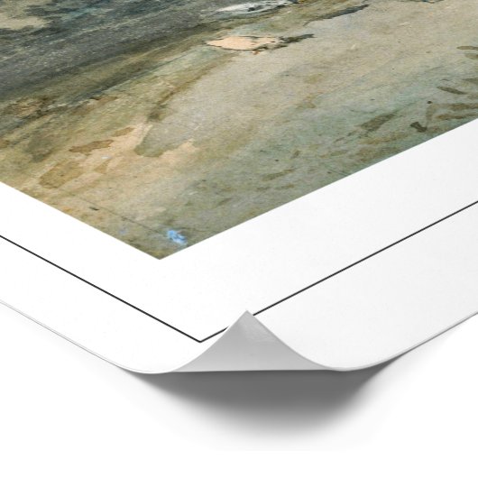 JMW Turner Zedign Art Poster #408-3 (Ecke)