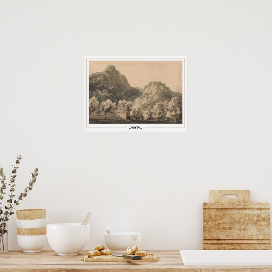 JMW Turner Zedign Art Poster #449 (Küche)