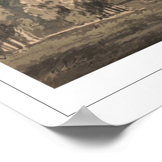 JMW Turner Zedign Art Poster #449 (Ecke)