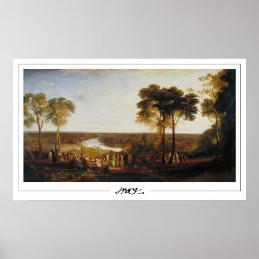 JMW Turner Zedign Art Poster #5-3 (Vorne)