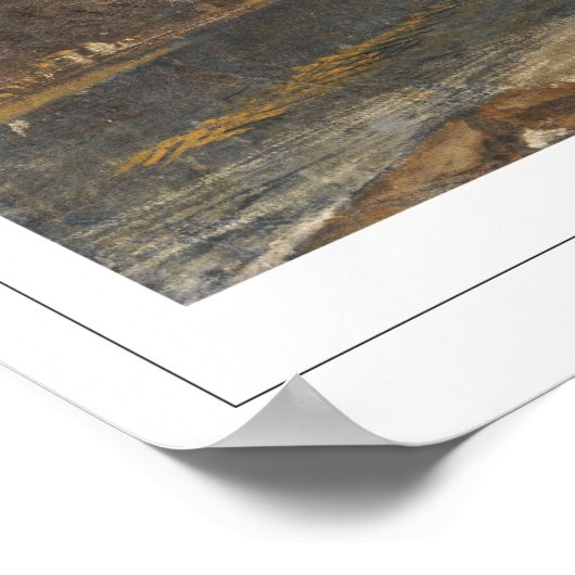 JMW Turner Zedign Art Poster #7 (Ecke)