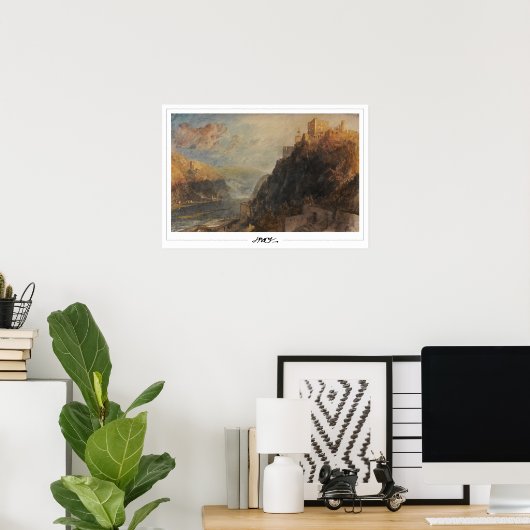 JMW Turner Zedign Art Poster #7 (Heimbüro)