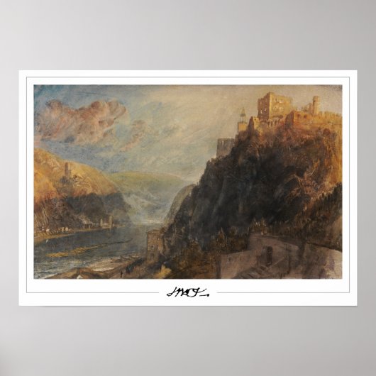 JMW Turner Zedign Art Poster #7 (Vorne)