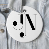 JN Zeitschrift-Logo-kolossaler Knopf Button (Beispiel)