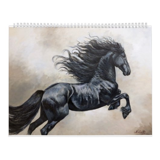 JNS 2023 Pferdekunstkalender Kalender (Titelbild)