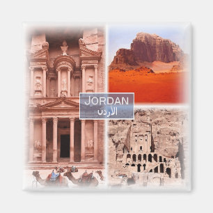 JO0025 Asia, Jordan, Petra, Kühlschrank Magnet