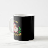 Jo Jo Jo Feliz Navidad Santa Christmas In Spanish Kaffeetasse (Vorderseite Links)