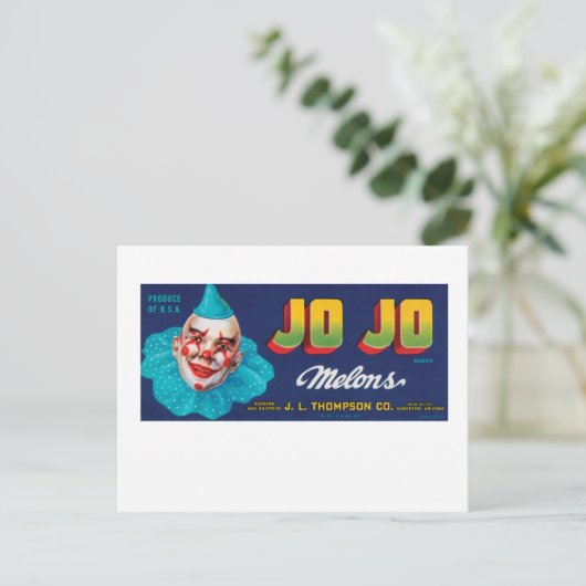 JO JO Melons Postkarte (Stehend Vorderseite)