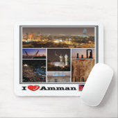 JO Jordan - Amman - I Liebe Mosaik - Mousepad (Mit Mouse)