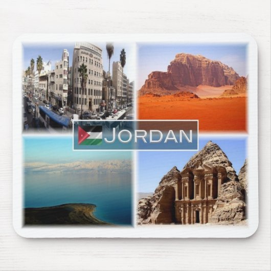 JO Jordan - Amman - Totes Meer - Mousepad (Vorne)