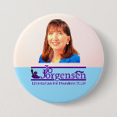 Jo Jorgansen for President 2020 Button (Vorderseite)