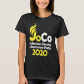 Jo Jorgensen 2020 Johnston Landkreis NC Libertaria T-Shirt (Vorderseite)