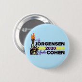 Jo Jorgensen / Spike Cohen 2020 Button (Vorne & Hinten)
