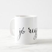 jó reggelt Good Morning Ungarische Tasse (Vorderseite Links)