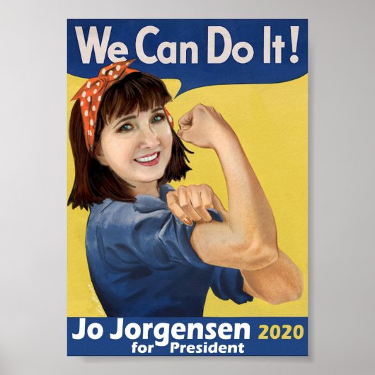 'Jo-sie the Riveter' Fundraiser Poster (Vorne)