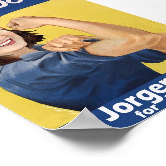 'Jo-sie the Riveter' Fundraiser Poster (Ecke)