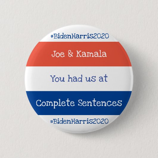 Jo und Kamala Button (Vorderseite)
