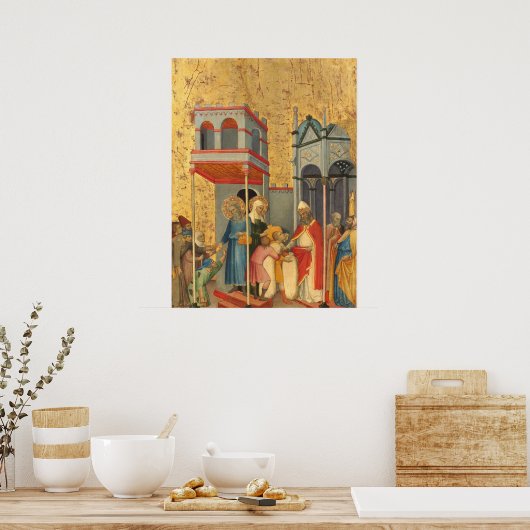 Joachim & Anna - Andrea di Bartolo Fine Art Poster (Küche)