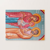 Joachim, Anna und das orthodoxe Theotokos-Symbol Puzzle (Horizontal)