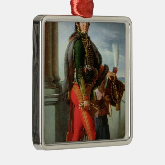 Joachim Murat 1801 Silbernes Ornament (Rechts)