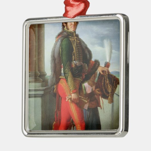Joachim Murat 1801 Silbernes Ornament (Links)